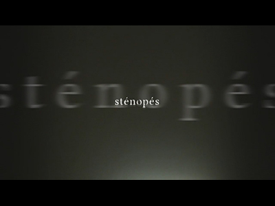 Film documentaire Sténopés